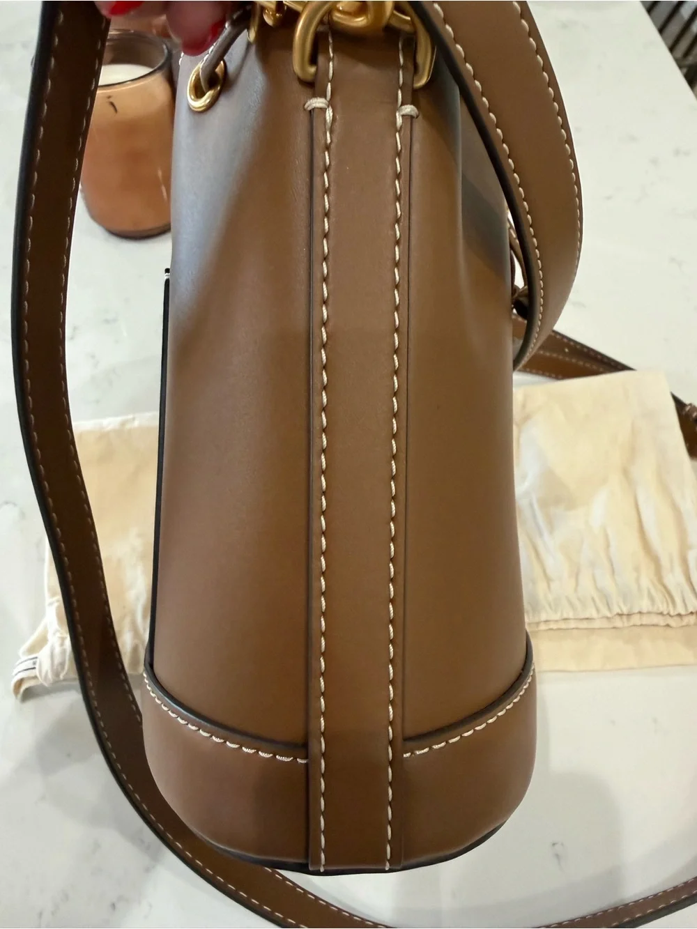Tory Burch T Monogram Bucket Bag